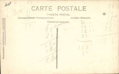 Real photo Children playing for the Mayenne village fair