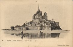 Mont Saint Michel CPA Cote L is (sinning)