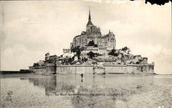 Mont Saint Michel CPA View