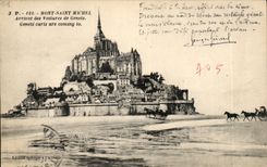 Mont Saint Michel arrived CPA of the cars of Brooms