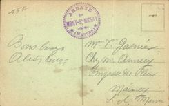 Mont Saint Michel arrived CPA of the cars of Brooms