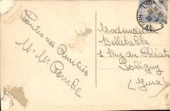 Lyon CPA the Bellecourt place and the slope of Fourviere