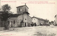 Collection Jeanne D arc CPA the place of L church of Domremy