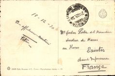 Italy Italia Roma CPA Piazzale LED addademia di Francia