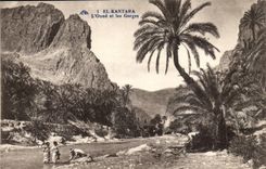 El Kantara CPA L wadi and the throats Morocco Morocco