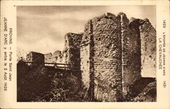 CPA epopee of Jeanne of arc the Provins ride carries Saint Jean 1429