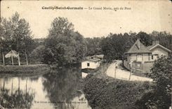 Couilly German St CPA large Morin taken of the bridge
