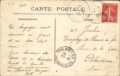 Couilly German St CPA large Morin taken of the bridge