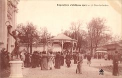 CPA Exposition d'Orleans 1905 dans les jardins