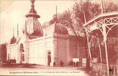 CPA Exposition d'Orleans 1905 Le palais des arts liberaux le kiosque