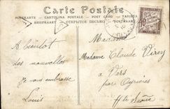 CPA Floods bets the great rising of the Seine (January 1910) Service of splashing in the street of Lille for the ravita