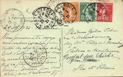 Chateauroux CPA Apse of the church Saint Andre