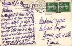 Szenen und Standard-CPA ein Marabout in der Oase