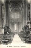 Interior Meaux CPA of the cathedral