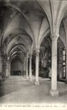 Mont Saint Michel CPA the abbey the room of the hosts
