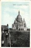 Paris 18eme CPA Basilique du Sacre Coeur Montmartre