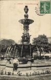 Limoges CPA monumental Fountain