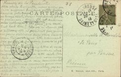 Chevreuse CPA Ruins of the castle of the Madeleine the round tower