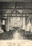Egreville CPA Interieur de l eglise