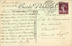 Chateauroux CPA Church St Andre the frontage