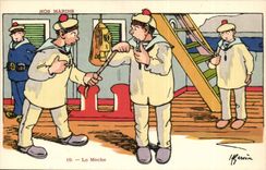 Our Sailors the Wick --boat-CPA Gervese Illustrator