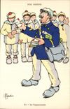 Our Sailors it Post orderly-boat-CPA Gervese Illustrator
