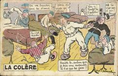 Fantasy CPA Militaria anger