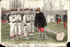 Fantasy CPA Militaria You have the sun opposite