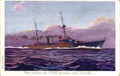 CPA Bateau Our cruisers of 10000 barrels standard torpedoes