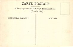 CPA Transatlantic BateauPaquebot Cuba Steamer