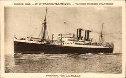 CPA mixed Boat Co of Navigation (Co Touache) Steamer Of the Room