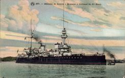 CPA Bateau Warships Brennus Armours 1st rank