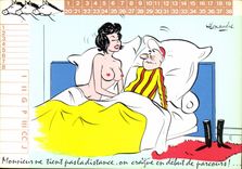CPA Humour Monsieur ne tient pas la distance on craque en debut de parcours illustrateur Alexandre Jockey cheval