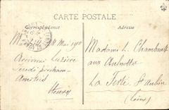 CPA Superbe steamer has turbines carrying out the fast service of Marseilles has Algiers Co Gle Transatlantique Charles Roux