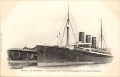 CPA Le Havre Aquitaine of the Transatlantic Company