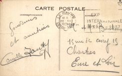 CPA Boat Le Havre Steamer Champlain Line New York Le Havre