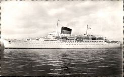 CPA Boat Steamer of the Transatlantic General Company the Antilles French Line Antilla
