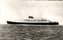 CPA Boat Steamer of the General Company Transatlantic French Line Flanders