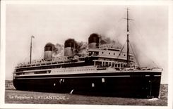 CPA Boat Steamer the Atlantic