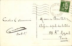 CPA Boat Saint Malo Ground Neuvas Return of the benches