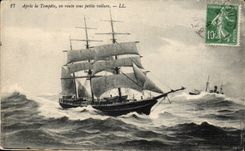 CPA Boat After the storm on the way under small aerofoil