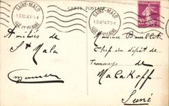 CPA Boot Saint Malo auf der Weise fur neuen Boden