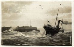 CPA Boat the island Plee