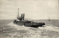 CPA Boat Le Havre Titan