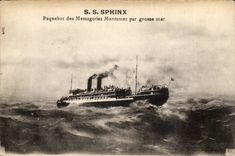 CPA Boat Steamer S Maritime Sphinges Transport