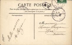 CPA Boat Marseilles Bugeaud outgoing of the port (steamer)