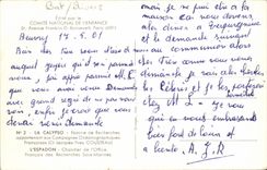 MODERN CARD Bateau Steamer Calypso Jacques Yves Cousteau Espadon trawler has Marseilles