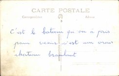 MODERN CARD Bateau Djebel Steamer Will say