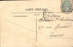 Angers CPA Ruins of the abbey of All Saints' day