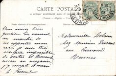 Versailles CPA the vault of the castle